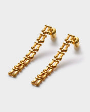 Load image into Gallery viewer, Grecian Gold Link Multi-Wear Earrings
