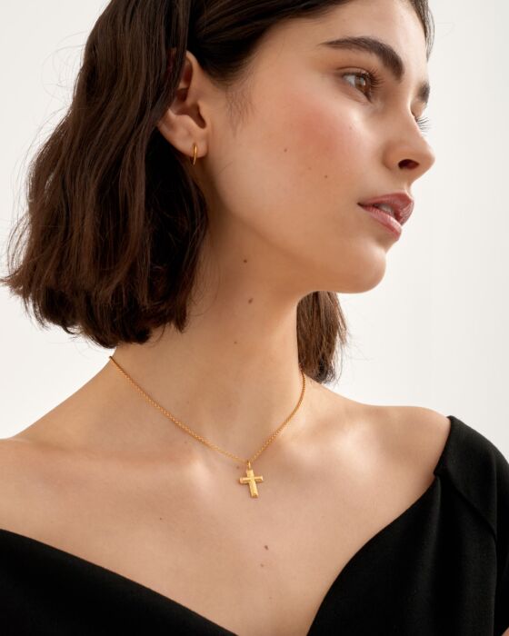 Cross Gold Necklace