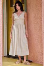 Load image into Gallery viewer, Linen Empire Midi Dress
