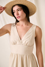 Load image into Gallery viewer, Linen Empire Midi Dress

