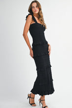 Load image into Gallery viewer, Black Tie Event Midi Dress
