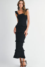 Load image into Gallery viewer, Black Tie Event Midi Dress

