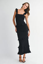 Load image into Gallery viewer, Black Tie Event Midi Dress
