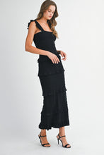 Load image into Gallery viewer, Black Tie Event Midi Dress
