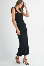 Load image into Gallery viewer, Black Tie Event Midi Dress

