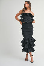 Load image into Gallery viewer, Flamenco Ruffle Midi Skirt
