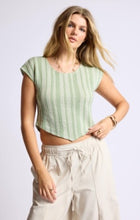 Load image into Gallery viewer, Locally Grown Textured Knit Crop Top
