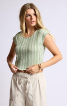 Load image into Gallery viewer, Locally Grown Textured Knit Crop Top

