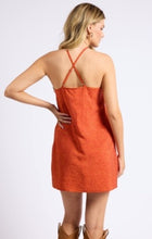 Load image into Gallery viewer, Refined Desert Halter Neck Mini Dress
