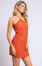 Load image into Gallery viewer, Refined Desert Halter Neck Mini Dress
