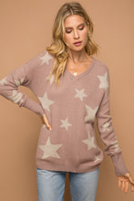 Load image into Gallery viewer, Star Cross Sweater - Mauve
