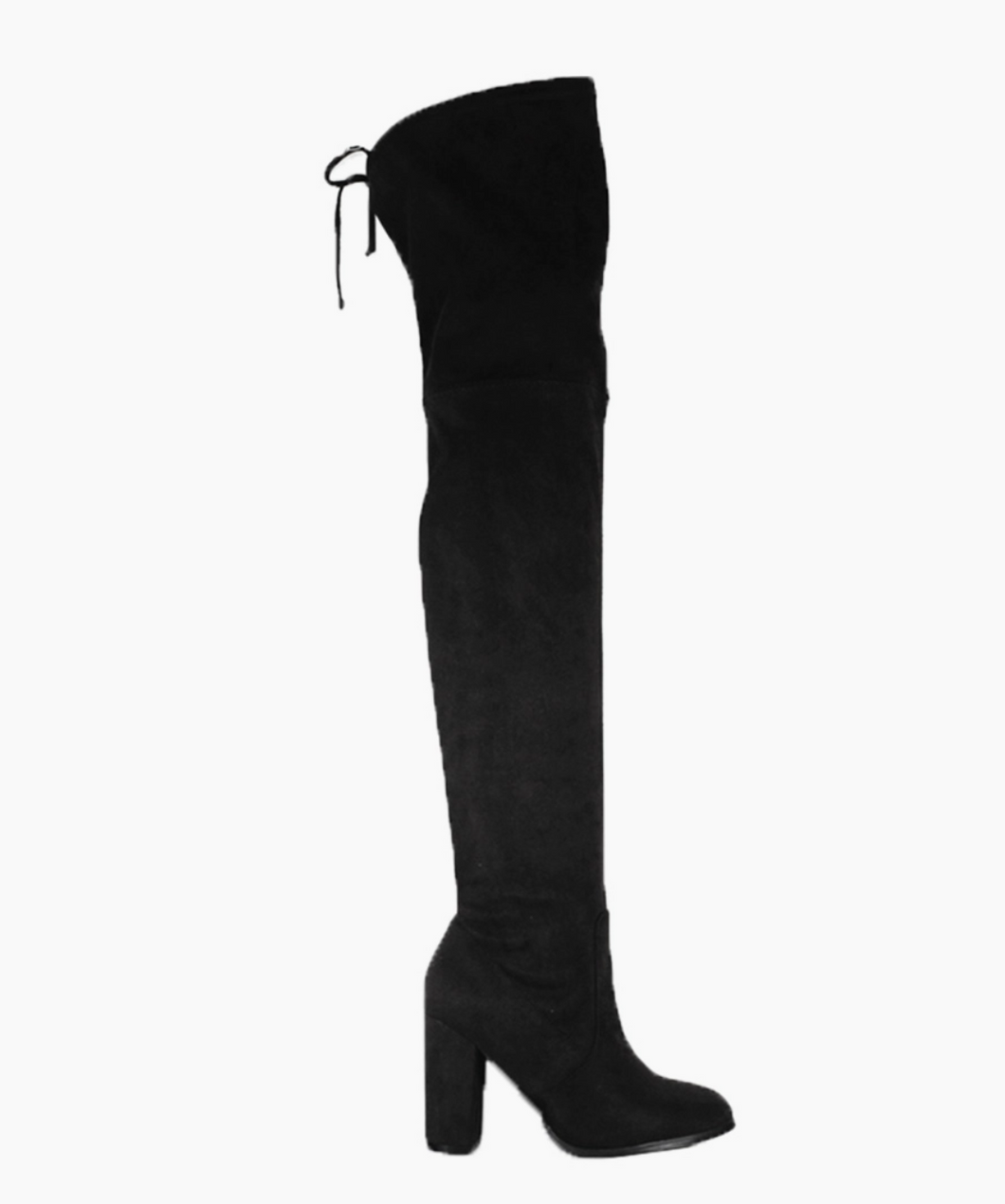 Daisy Thigh High Boots Black
