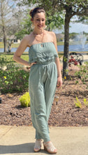 Load image into Gallery viewer, Count On Me Olive Romper
