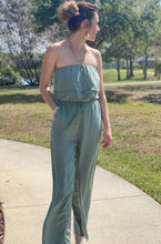Load image into Gallery viewer, Count On Me Olive Romper
