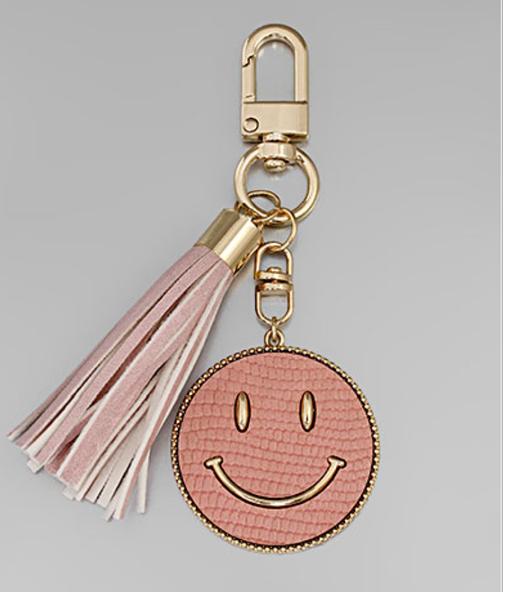 Smiley Face Keychain