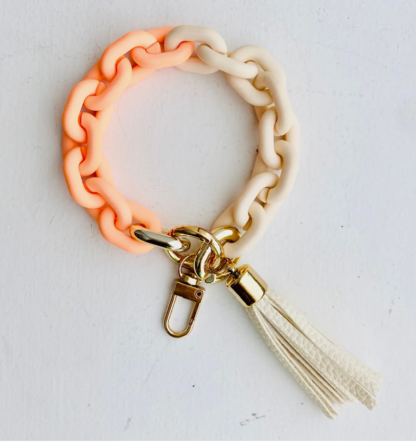 Chain Link Bangle Keychain
