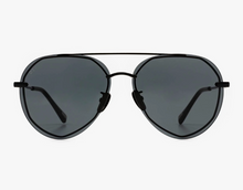 Load image into Gallery viewer, Lenox Black/Gray DIFF Sunglasses
