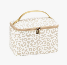 Load image into Gallery viewer, Natural Leopard Cosmetic Bag
