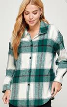 Load image into Gallery viewer, Crossing Paths Plaid Shacket
