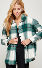 Load image into Gallery viewer, Crossing Paths Plaid Shacket
