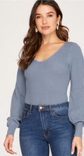 Load image into Gallery viewer, Forever Love Knit Sweater Bodysuit
