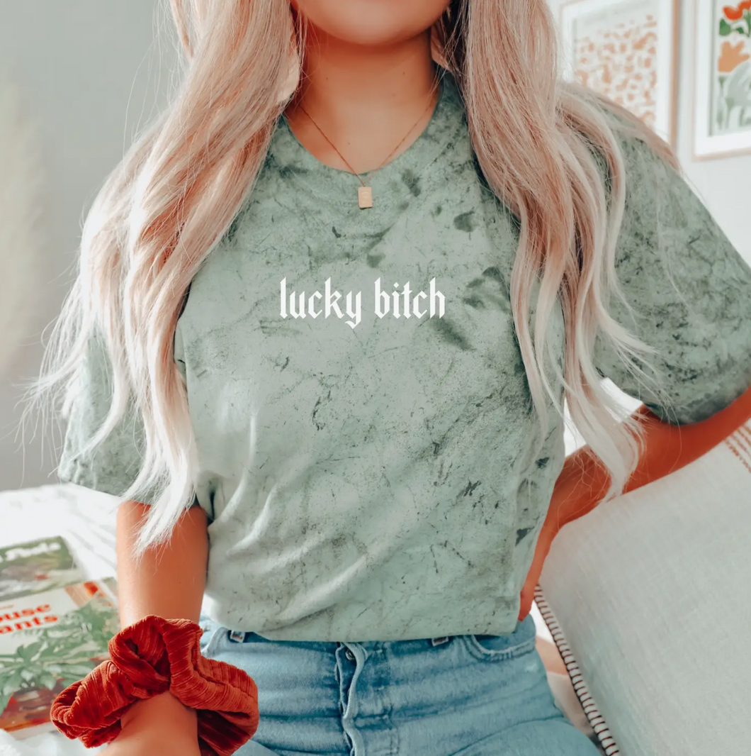Lucky Bitch Graphic Tee