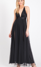 Load image into Gallery viewer, Head Over Heels Mesh Maxi Dress Black
