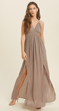 Load image into Gallery viewer, Dreaming Tonight Maxi Dress Mocha

