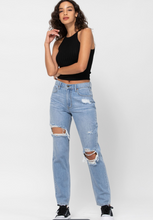 Load image into Gallery viewer, Slay The Day High Rise Jeans
