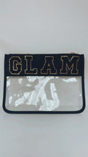 Load image into Gallery viewer, Glam Chenille Letter Clear Pouch
