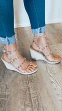 Load image into Gallery viewer, Maici Studded Clear Wedges
