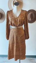 Load image into Gallery viewer, Spot Me Cutout Midi Dress
