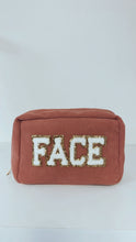 Load image into Gallery viewer, Chenille Letter Corduroy Makeup Bag
