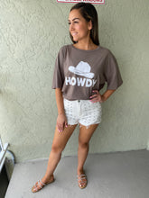 Load image into Gallery viewer, Howdy Hat Graphic Tee
